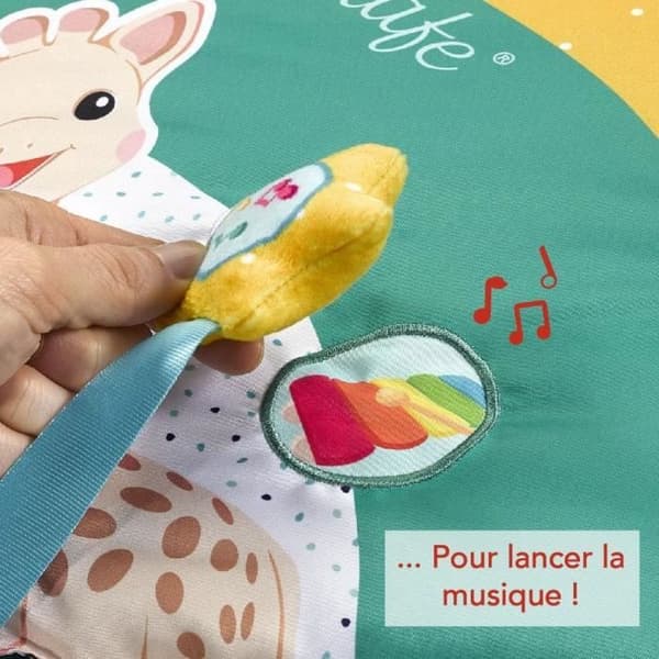 Interaktiv uppvaknande bok VULLI Touch&amp;Play Book Sophie la girafe et ses amis - 8 sidor - Melodier