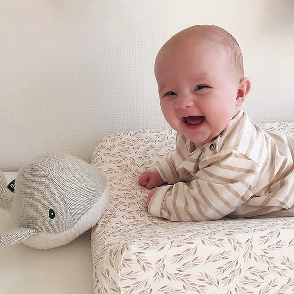 Flow Comforter Moby the Whale Grey