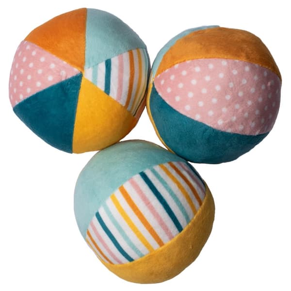 Mjuk boll med skallra - Öko-tex