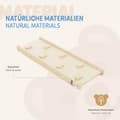 Miniatyrbillede 6 af 8: Joyz Rutsche til klatretrekant med 7 greb; natur; rutsjebane til klatrestativ; klatrerampe i træ til klatrebue; Pikler trekant; Montessori legetøj;