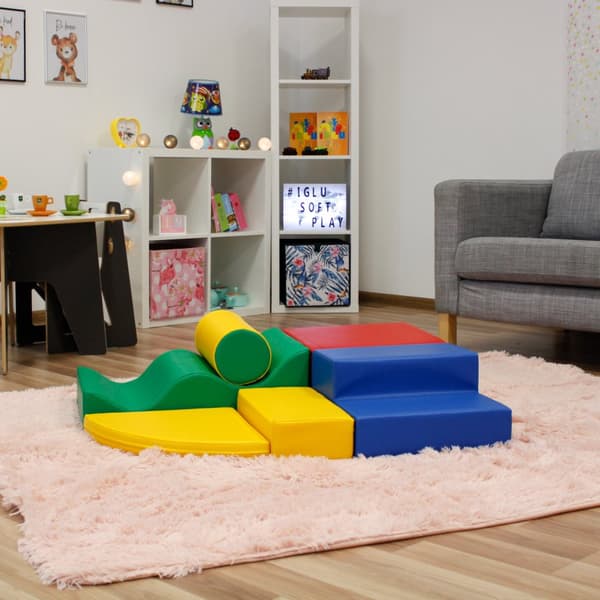 IGLU Soft Play klätterblock för inlärning av Montessorimotorik genom skumformer