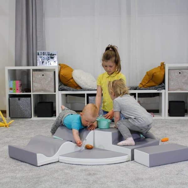IGLU Soft Play klätterblock för inlärning av Montessorimotorik genom skumformer