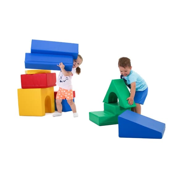 IGLU Soft Play Pedagogiska Montessori Mjuka Byggklossar Motorikleksaker  leksaker Stapelkuber Skumblocker