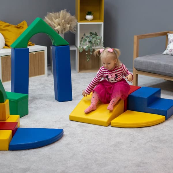 IGLU Soft Play Pedagogiska Montessori Mjuka Byggklossar Motorikleksaker  leksaker Stapelkuber Skumblocker