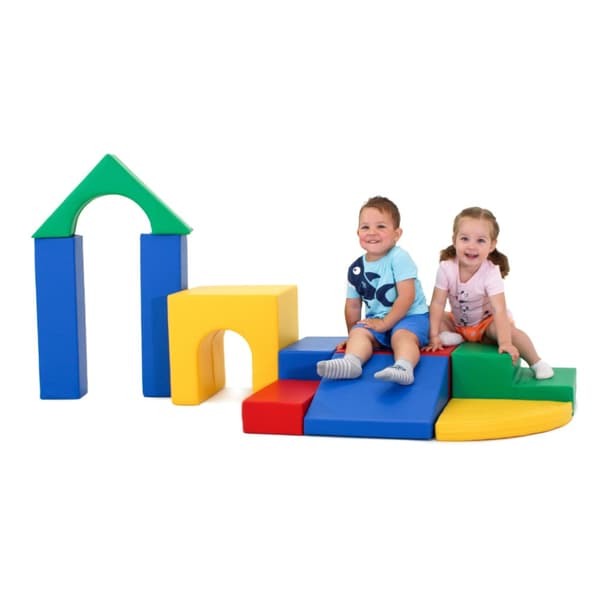 IGLU Soft Play Pedagogiska Montessori Mjuka Byggklossar Motorikleksaker  leksaker Stapelkuber Skumblocker