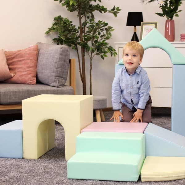 IGLU Soft Play Pedagogiska Montessori Mjuka Byggklossar Motorikleksaker  leksaker Stapelkuber Skumblocker