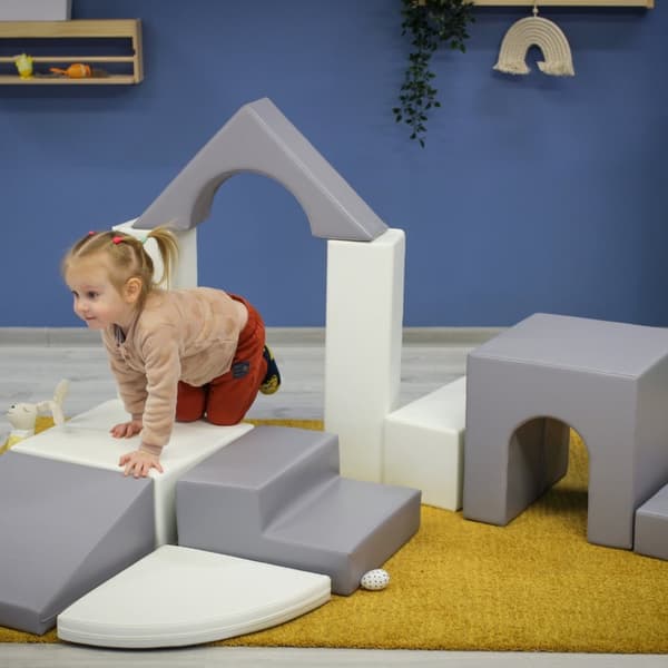 IGLU Soft Play Pedagogiska Montessori Mjuka Byggklossar Motorikleksaker  leksaker Stapelkuber Skumblocker