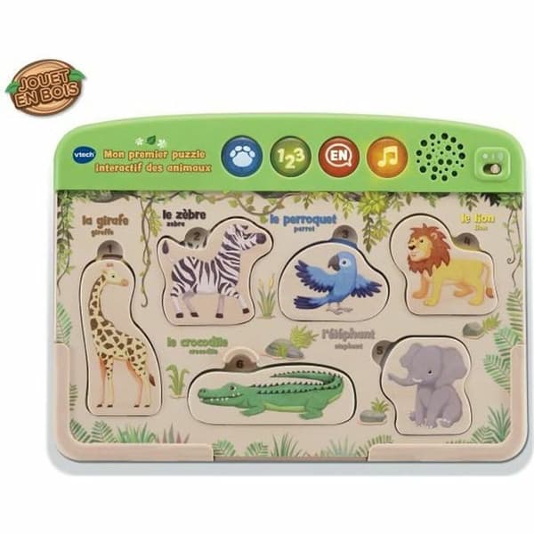 Børne Puslespil af Træ Vtech Baby Puslespil Træ dyr