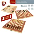 Miniatyrbilde 3 av 7: Parchís, Sjakk og Damspill CB Games Tre Backgammon (6 enheter)