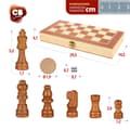 Miniatyrbilde 6 av 7: Parchís, Sjakk og Damspill CB Games Tre Backgammon (6 enheter)