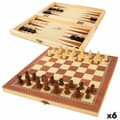 Miniatyrbilde 1 av 7: Parchís, Sjakk og Damspill CB Games Tre Backgammon (6 enheter)