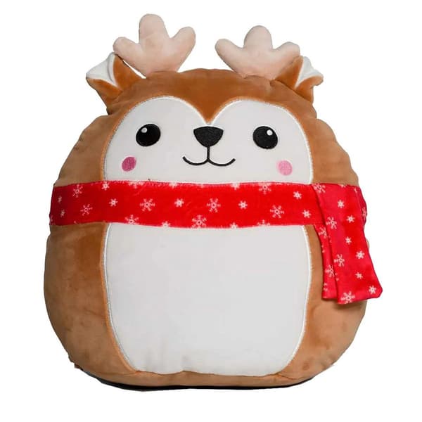 Mumbles Squidgy Deer Plush Toy Mid Brown One Size