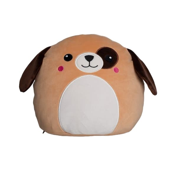 Mumbles Squidgy Dog Plush Toy Brown One Size
