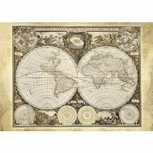 Puslespil Schmidt Spiele Historical World Map Adult 2000 Dele