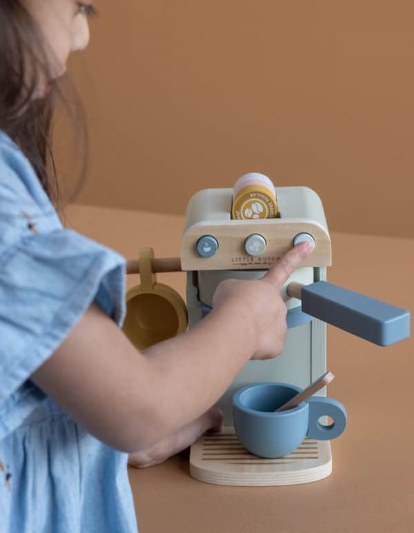 Little Dutch kaffemaskin lekset, pastell