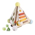 Miniatyrbild 1 av 4: Aktivitetskubpyramid i trä - Flerfärgad - 30 cm - För barn från 2 år och uppåt