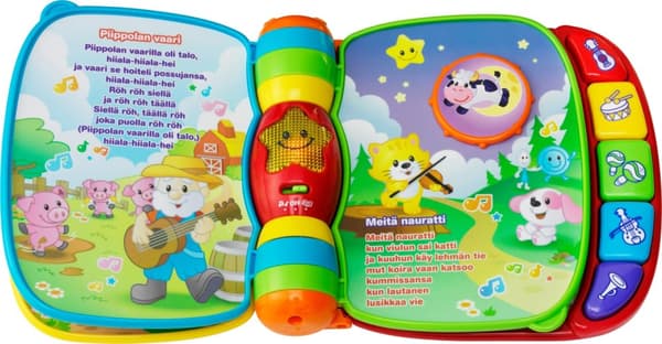 VTech Baby Musikaalinen lorukirja, FI