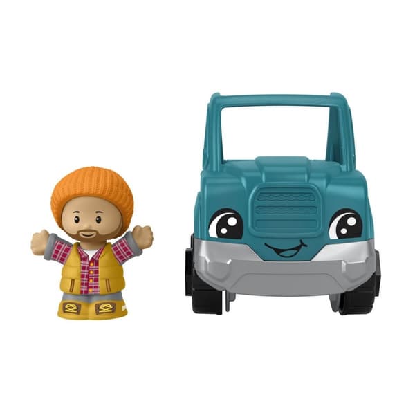Fisher Price Little People -ajoneuvo vihreä metalliväri