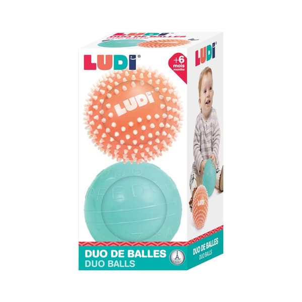 Sensoriska bollar 2-Pack Ludi