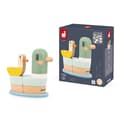 Miniatyrbild 5 av 6: Sweet Cocoon Stackable Duck - 7 FSC trästaplingsdelar - tidigt lärande spel - utveckling av finmotorik - från 12 månader