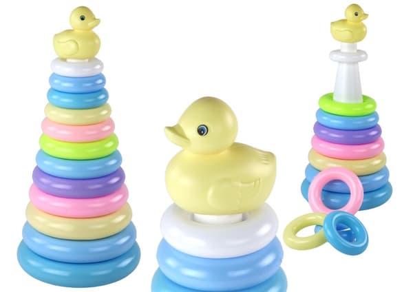Pyramid Duck Puzzle 12 ympyrää 39 cm x 17,5 cm x 17,5 cm