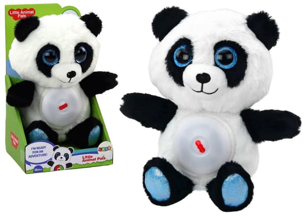 Panda Teddy Bear Sleeper Lamp Vaggvisor Gosedjursmaskot 30 cm