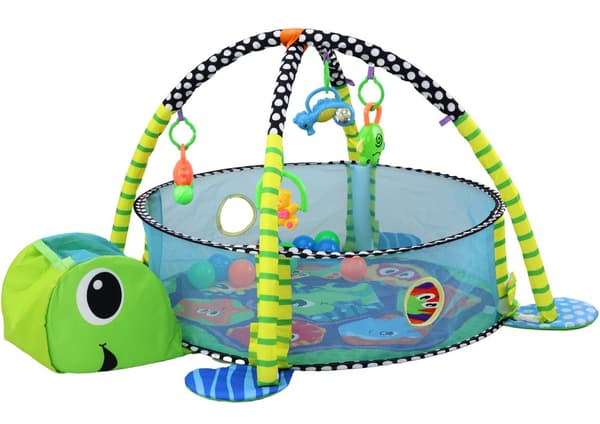 Babysoffmatta Poolbollar 3-i-1 sköldpadda