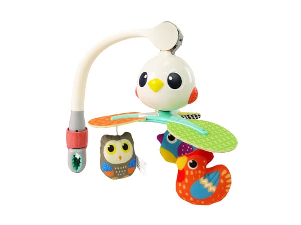 En babykarrusel til en barnevogn med Colorful Birds Melodia