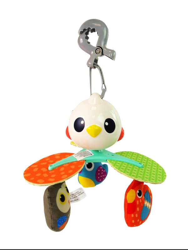 En babykarrusel til en barnevogn med Colorful Birds Melodia
