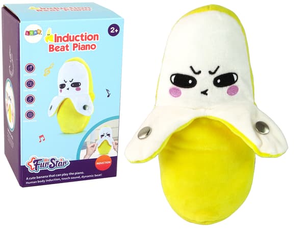 Pehmo Banana Interactive Music 22 cm Keltainen