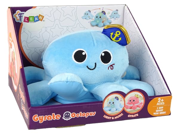 Octopus Mascot Lights Lyder Blå