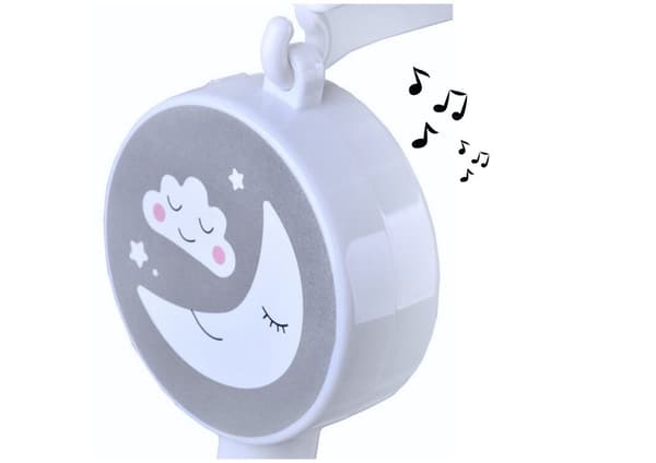 Wind-up mobil musikdåse til børneseng