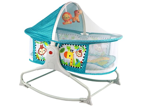 Monitoiminen Bed Rocker 2in1 lasten matto Sounds Vibrations Blue