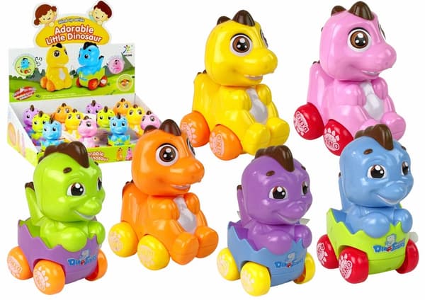 Bil Dinosaur I Ægget Dino Windup Bil