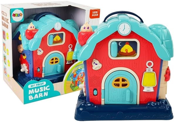 Musikaliska Ladugårdsdjur Farm låter Musik Rosa