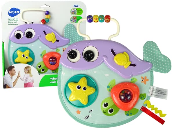 Baby Whale Rangle Shapes Slider Beads