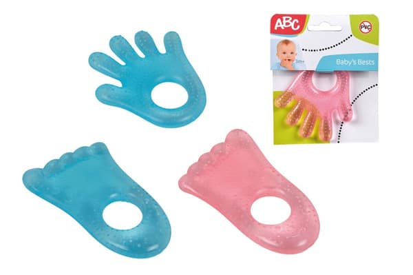 ABC Bitring Vattenfylld Rosa hand