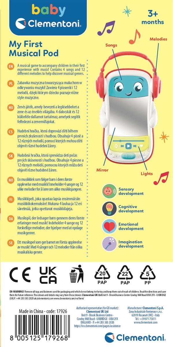 My First Musical Pod Interaktivt musiklegetøj