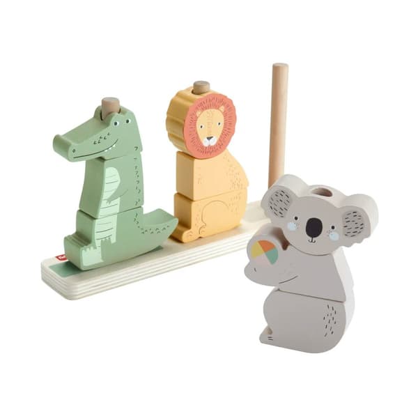 Fisher Price Stable og sorter trædyr