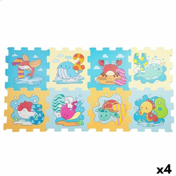 Lekmatta Colorbaby Havsblå EVA 8 Delar (4 antal)
