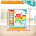 Miniatyrbild 7 av 7: Byggsats Woomax 100 Delar 10 x 0,5 x 1,8 cm (6 antal)