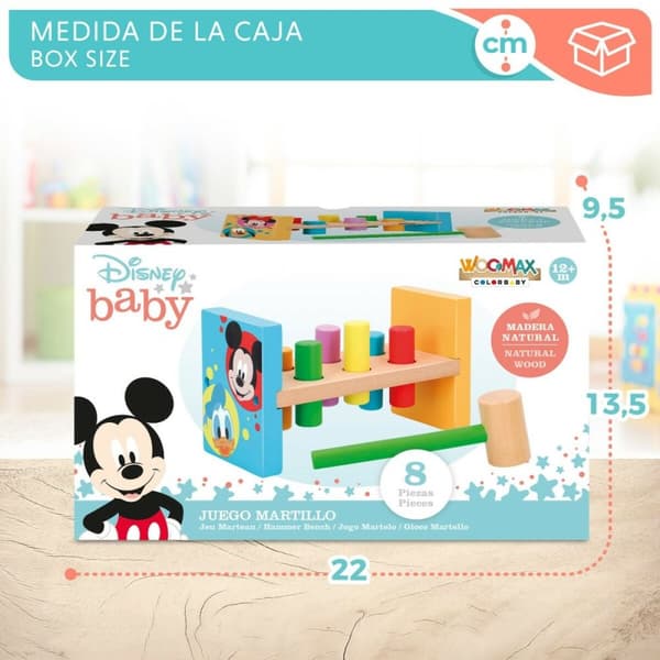 Utbildningsspel Disney 8 Delar 21 x 12 x 9 cm (6 antal)
