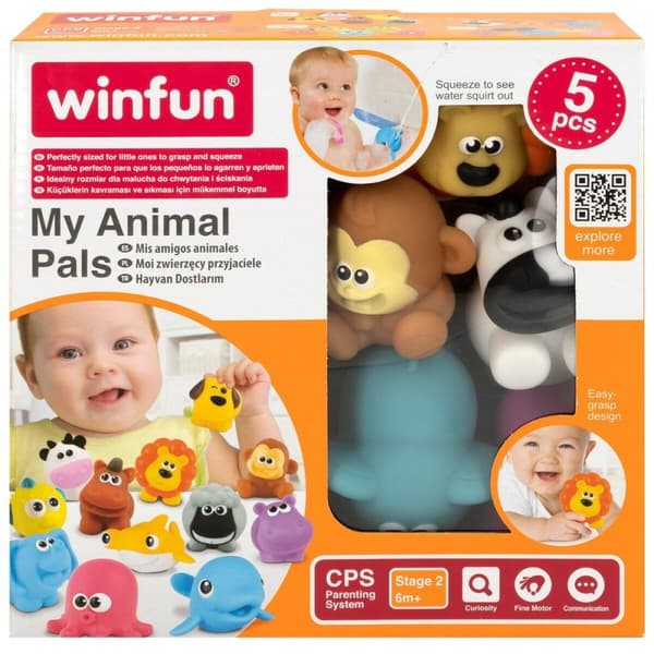 Set med lantbruksdjur Winfun 7 x 6,5 x 4 cm (12 antal)
