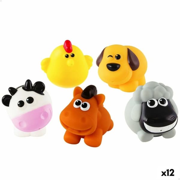 Set med lantbruksdjur Winfun 7 x 6,5 x 4 cm (12 antal)