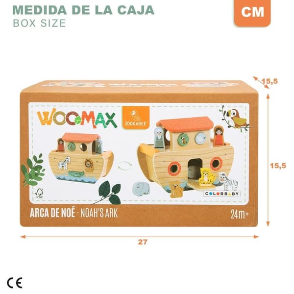 Baby legetøj Woomax dyr (6 enheder)