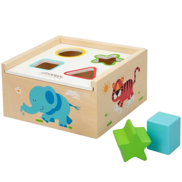 Lasten puinen palapeli Woomax Muodot 13,5 x 7,5 x 13 cm (6 osaa)