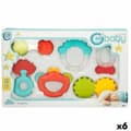 Miniatyrbild 1 av 4: Set med skallror Colorbaby 6 Delar 12,5 x 1,5 x 6,5 cm (6 antal)
