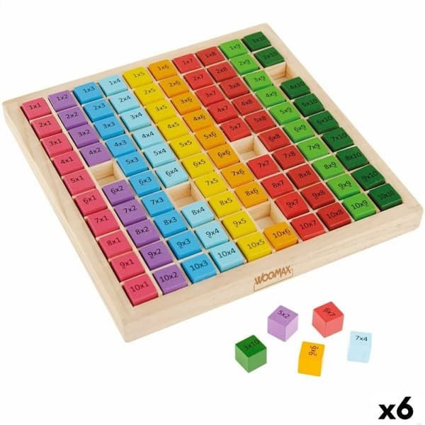 Skicklighetsspel Woomax 101 Delar 19 x 2 x 19 cm (6 antal)