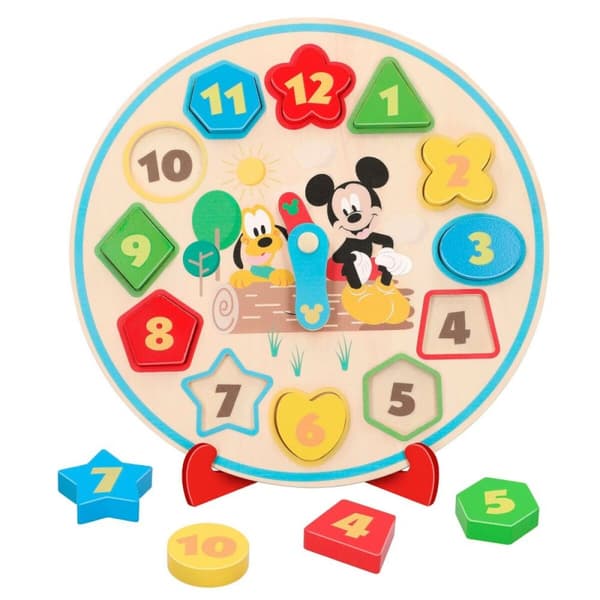 Utbildningsspel Disney Klocka (6 antal)