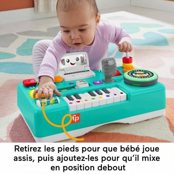 Aktivitetscenter Fisher Price Mix & Learn DJ Table (FR)